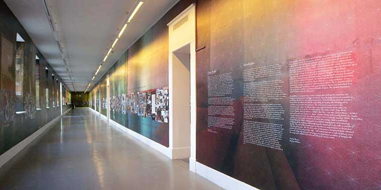 Museum wall covering | SAS Graphics